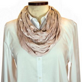 Mauve Camel Infinity Scarf